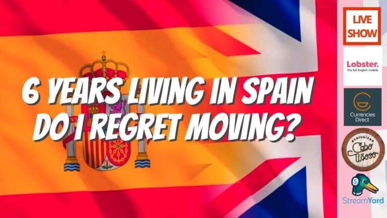 6 Years Living in Spain Live #expatinmazarron