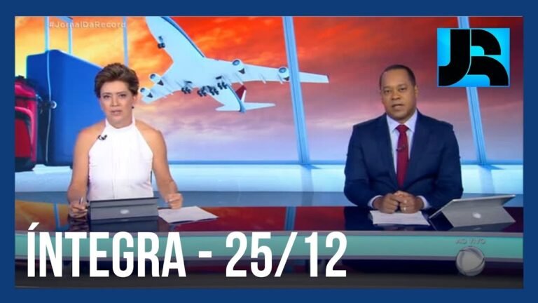 Assista à íntegra do Jornal da Record | 25/12/2021