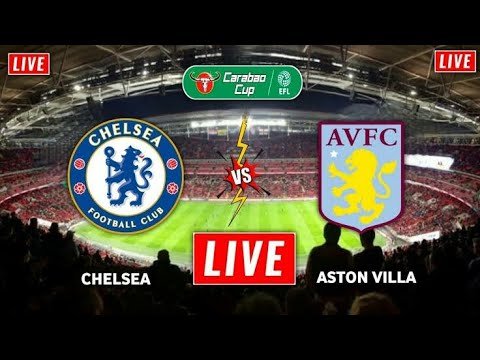 Aston Villa vs. Chelsea live football match