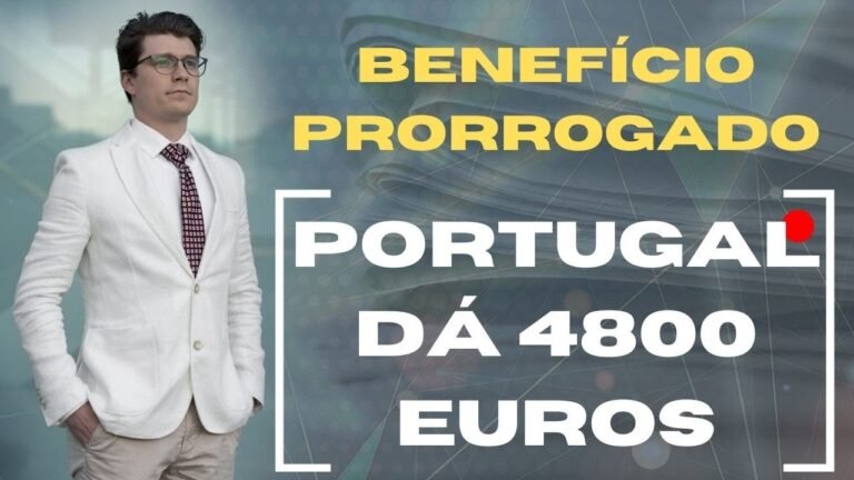 BENEFÍCIO PRORROGADO: 4800 EUROS PARA MORAR EM PORTUGAL?! (Ep. 731)