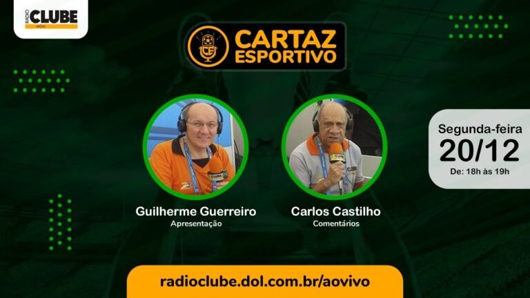 CARTAZ ESPORTIVO | RÁDIO CLUBE DO PARÁ | 20.12.2021 CARTAZ ESPORTIVO | RÁDIO CLUBE DO PARÁ | 20.12.2021