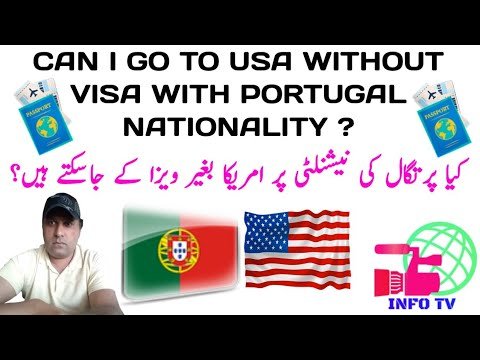 Can i Go To USA without Visa on Portugal Nationality|Portugal Nationality Free Visa Entry in USA ?