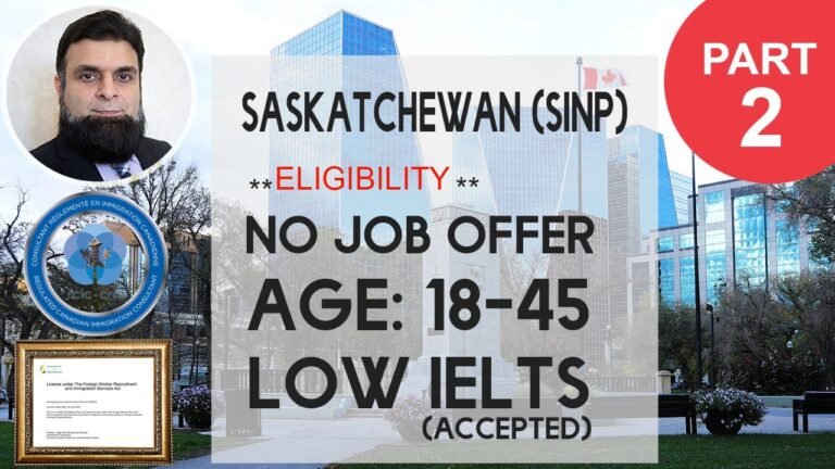 Canada PNP without Job Offer 2022 | Saskatchewan Immigration Program SINP (Part 2)