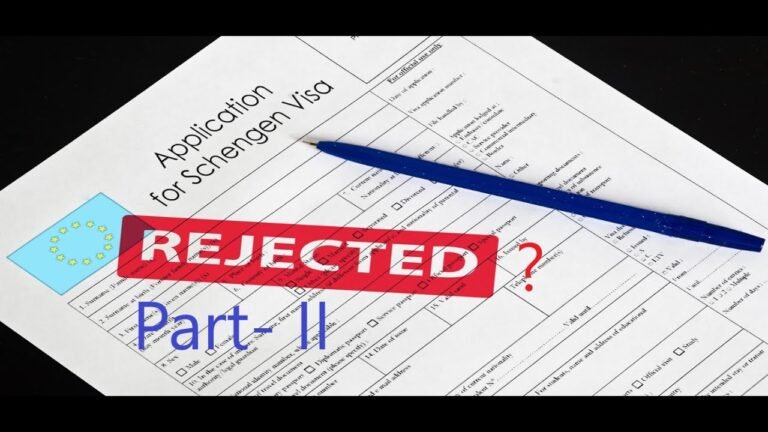 Common Reasons for Schengen Visa Rejection Part 2