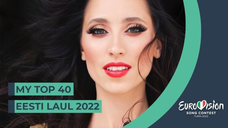 🇪🇪 Eesti Laul 2022 | MY TOP 40 W/RATINGS | ESC 2022