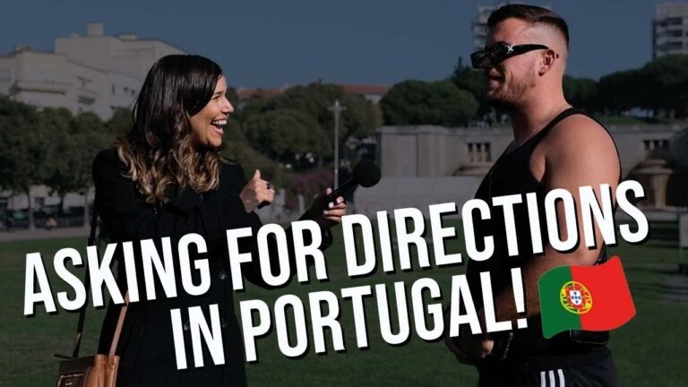 European Portuguese | How to Give Directions (with native speakers!)