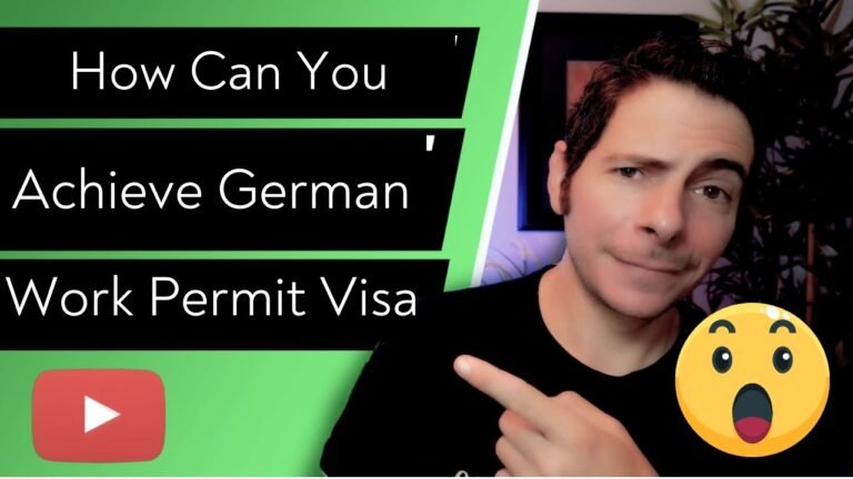 How Can Your Achieve German Work Permit Visa #Immigration #shorts