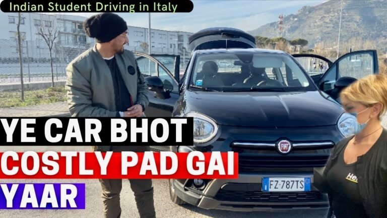 How to Rent a Car in Italy | International Driving Permit | Indian Student Driving in Italy