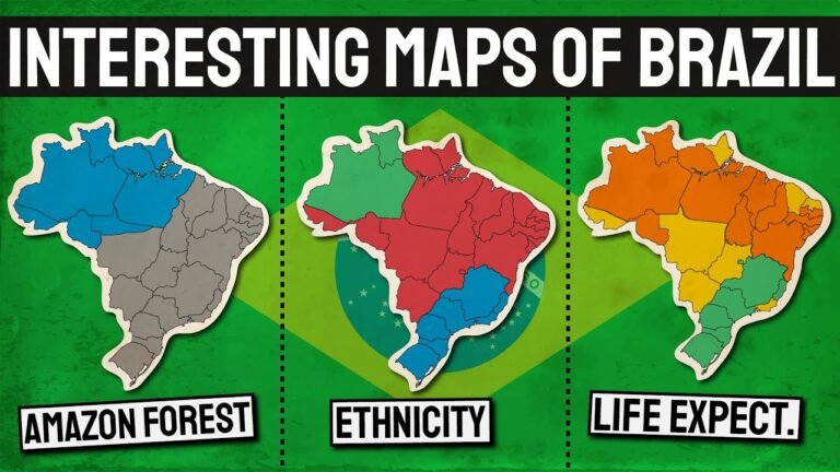 Interesting Maps of BRAZIL That Teach Us About The Country