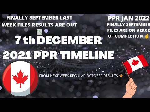 Latest PPR Canada Timeline 🍁/ 7th December PPR/ Today's SDS PPR/ PASSPORT REQUEST CANADA