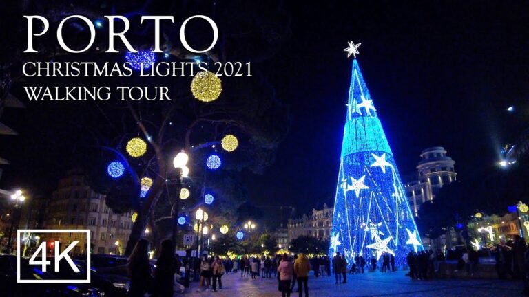 Luzes de Natal Porto 2021 – Porto Christmas Lights 2021 – Portugal 4K Ultra HD