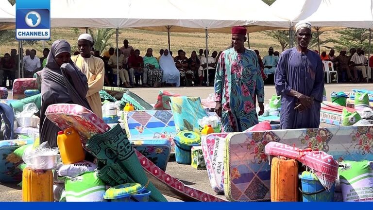 NCFRMI Give Relief Items To Families In Nasarawa