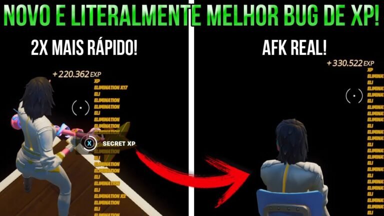 Novo MELHOR Bug de XP Fortnite AFK REAL – BEST Fortnite XP Glitch – MAPA DE XP INFINITO FORTNITE