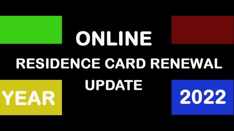 Online Residence Card Renewal Update | Portugal Immigration