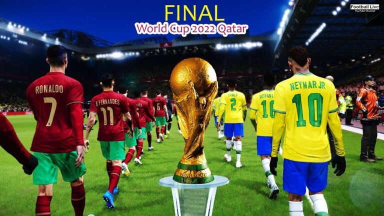 PES 2021 | Portugal vs Brazil | Final World Cup Qatar 2022 | Ronaldo vs Neymar | eFootball Gameplay