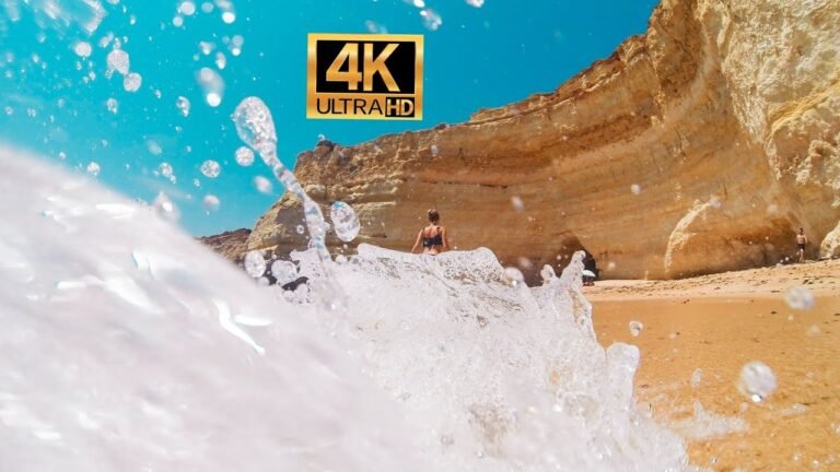 PORTUGAL Walking Tour 4k Amazing Views Beach Relaxing ALBUFEIRA