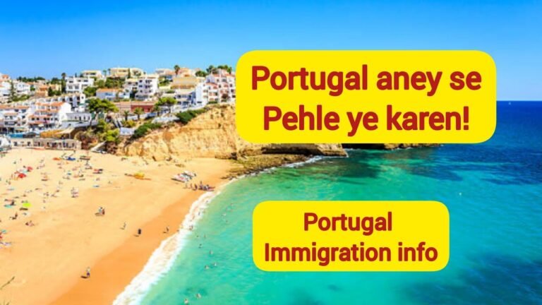 Portugal Immigration and One thing to do before coming | Introduction video Life with Locals |