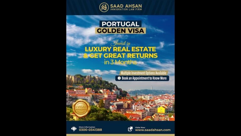 Portugal Permanent Residency by Investment | Saad Ahsan Immigration Law Firm