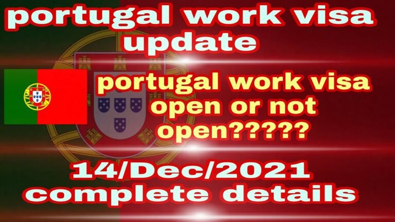 Portugal Visa Update 2021 | Portugal Immigration Update | Portugal Visa Appointment Booking