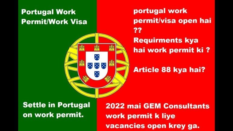 Portugal Work Permit/Work Visa Open ?? | How To Apply, Requirements | Article 88.1/88.2 | Portugal Work Permit/Work Visa Open ?? | How To Apply, Requirements | Article 88.1/88.2 |