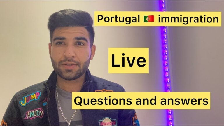 Portugal immigration Live questions and answers about portugal 🇵🇹