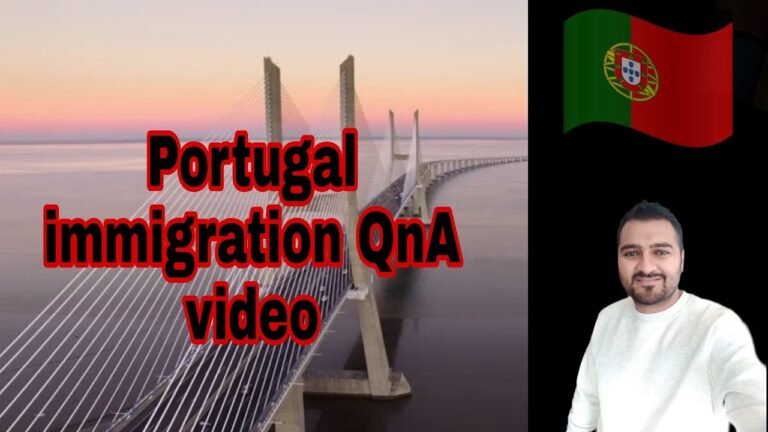 Portugal immigration QnA video part 1 |Raja Ali diaries|