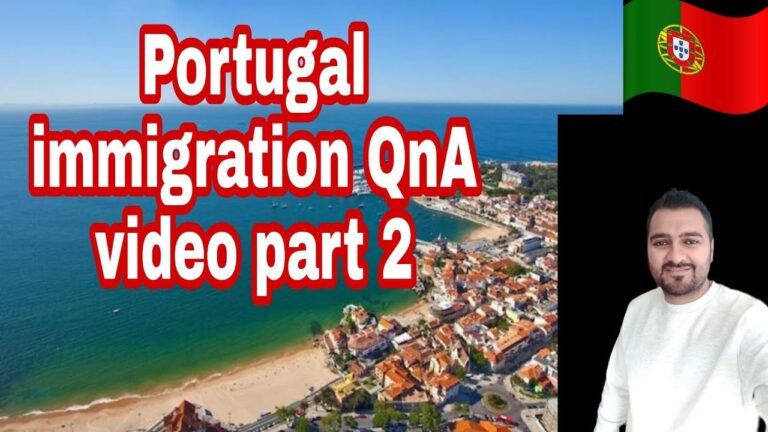 Portugal immigration QnA video part 2 |Raja Ali diaries|