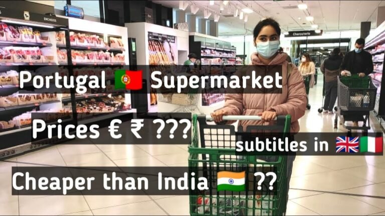 Portugal supermarket Tour – From an Indian girl's view