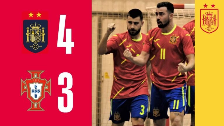 RESUMEN | FÚTBOL SALA | ESPAÑA 4-3 PORTUGAL | 🔴 SEFUTBOL
