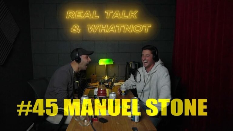 Real Talk & Whatnot #45 Just Be Nice with Manuel Stone (@_manuelstone)