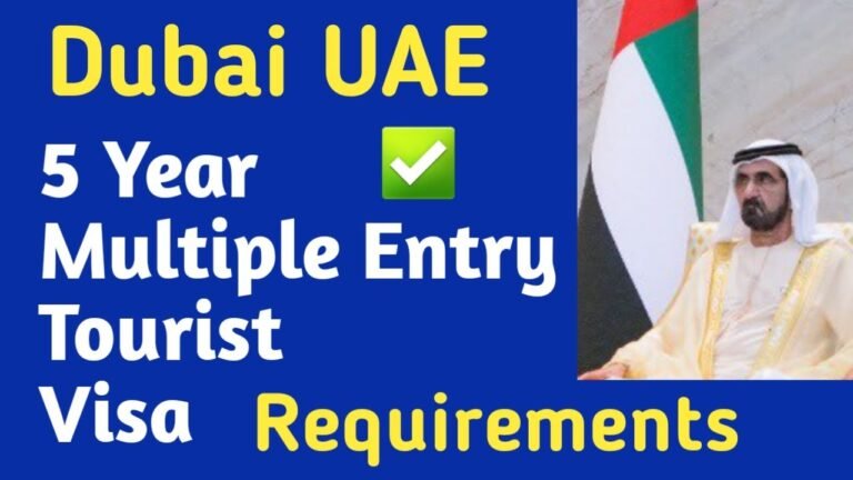 Requirements for Dubai UAE 5 Years Tourist Visa with Multiple Entries (Hindi / Urdu)