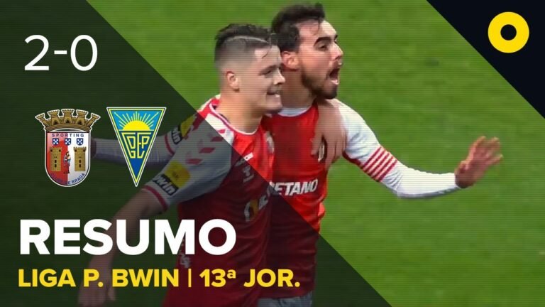 Resumo: SC Braga 2-0 Estoril Praia – Liga Portugal bwin | SPORT TV