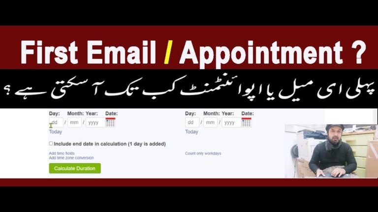 SEF First Email and Appointment Days Calculation | Portugal immigration