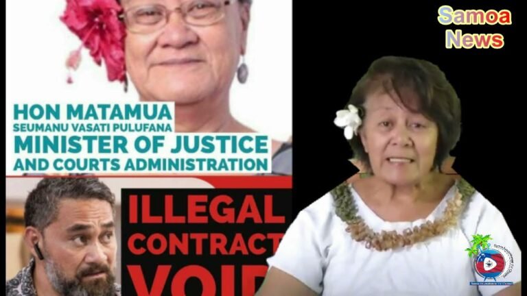 Samoa News  Monday 6 December with Ame Sene & Vili Tulimatala Of Samoa Entertainment.