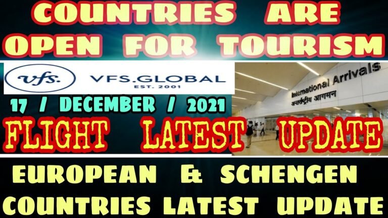 Schengen Visa Update | European countries open for tourism | #VfsUpdate | Khanna Visa Advice |