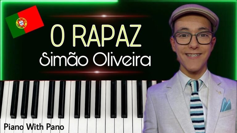 Simão Oliveira – O Rapaz – Portugal 🇵🇹 – Piano Cover – Junior Eurovision 2021