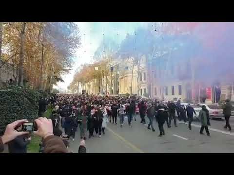 The people of Tbilisi, Georgia took over the streets!