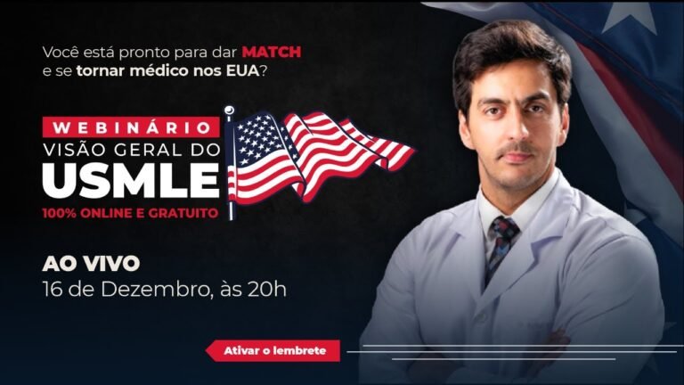 Webnário | Visão geral do USMLE (16/12 às 20h)