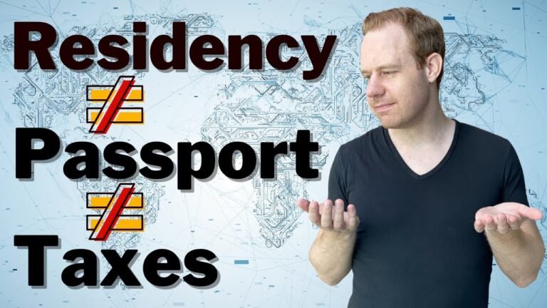 Where Do You Pay Taxes? (Citizenship VS Residency VS Tax Residency)