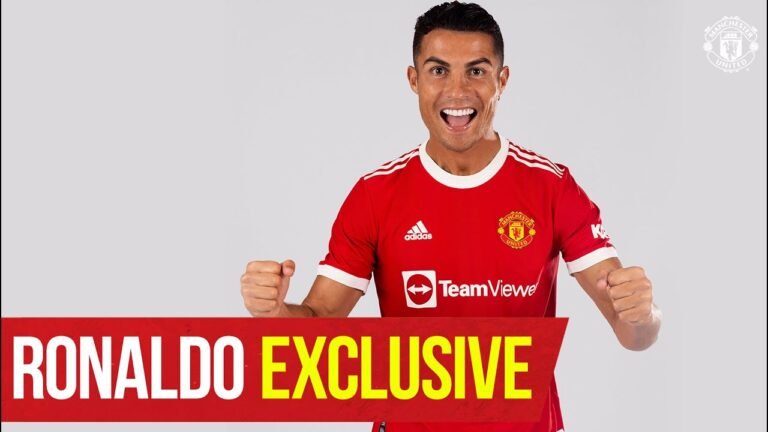 "I'm so happy to be back home" Cristiano Ronaldo Exclusive Interview | Manchester United