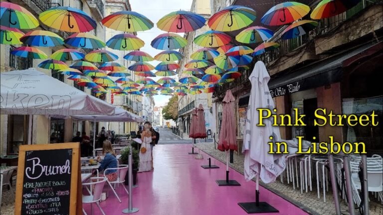 #shorts – Pink Street in Lisbon Portugal 2021 – Lisbon Night Life