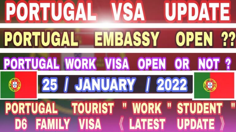 Portugal Visa For Indian | Portugal Immigration Update | Portugal Work Visa | Khanna Visa Advice |