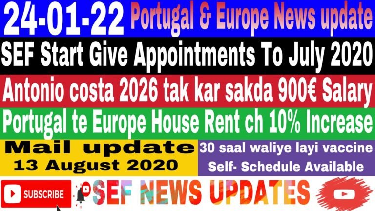 ✅24-01-22SEF Start Give Appointments To July2020(house rent increase)#sefnews #punjabikhabra #europe