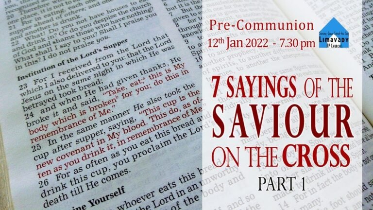 7 Sayings of the Saviour on the Cross PART 1