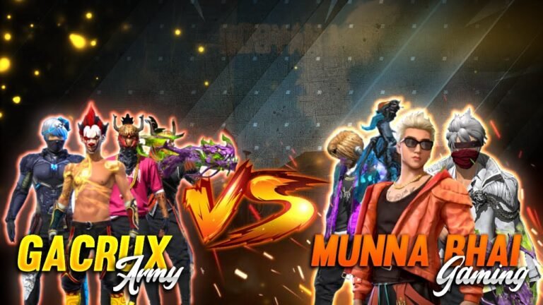 @Munna bhai gaming &  @MBG RAKESH Vs GACRUX ARMY | Who Will Win ?? – Garena Free Fire