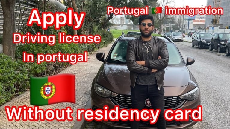 Apply driving license in portugal 🇵🇹 without residency card
