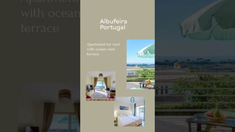 Beautiful, comfortable apartment in Albufeira with amazing view ocean and Marina