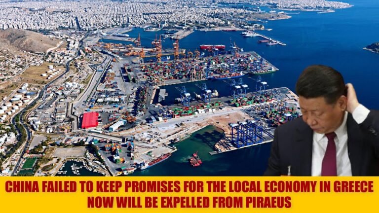 China failed to keep promises for the local economy in Greece. Now will be expelled from Piraeus