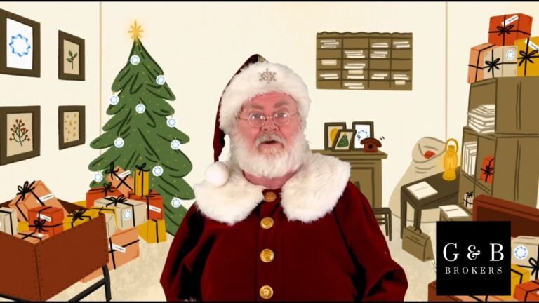 Christmas message from Santa | G&B Brokers | Porto Real Estate | Portugal