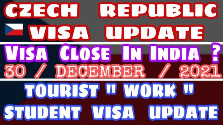 Czech Republic Visa Update | Czech Republic Visa 2022 | Czech Republic Visa Appointment